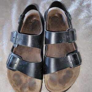 Birkenstock Black Double-Strap Sandals